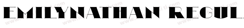 EmilyNathan Regular字体转换
